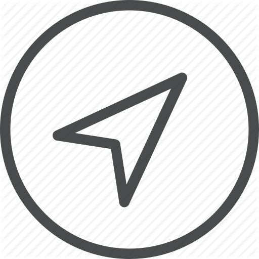 Arrow, Crcle, Direction, Gps, Location, Navigation Icon