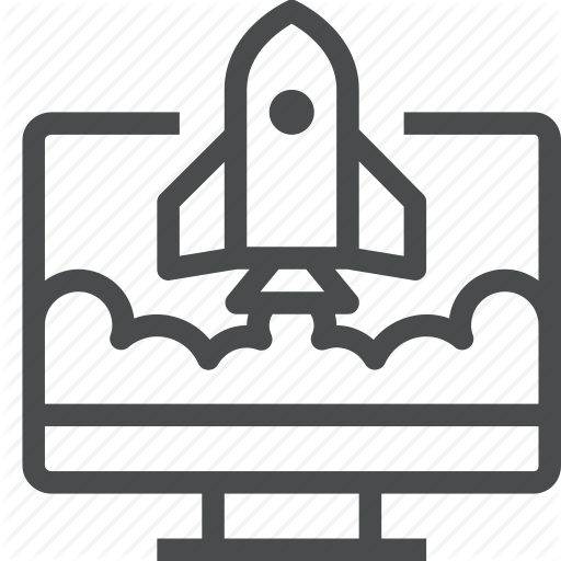 Development, Launch, New, Rocket, Spaceship, Website Icon