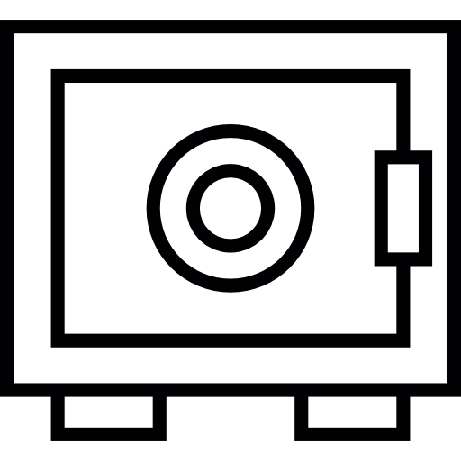 Safe Box, Security Ios Interface Symbol Icons Free Download