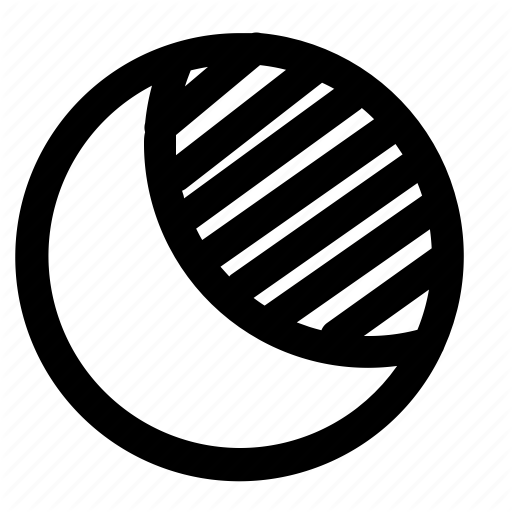 Crescent, Ios, Moon Icon