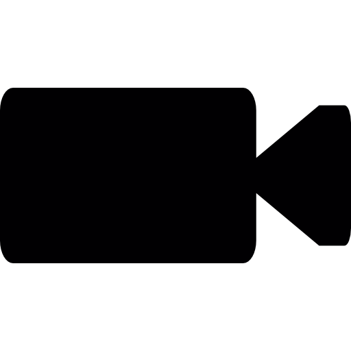 Video Camera Black Shape, Ios Interface Symbol Icons Free Download
