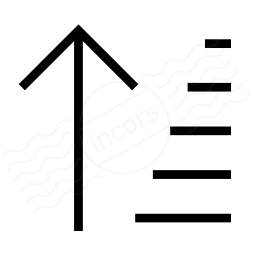 Iconexperience I Collection Sort Ascending Icon