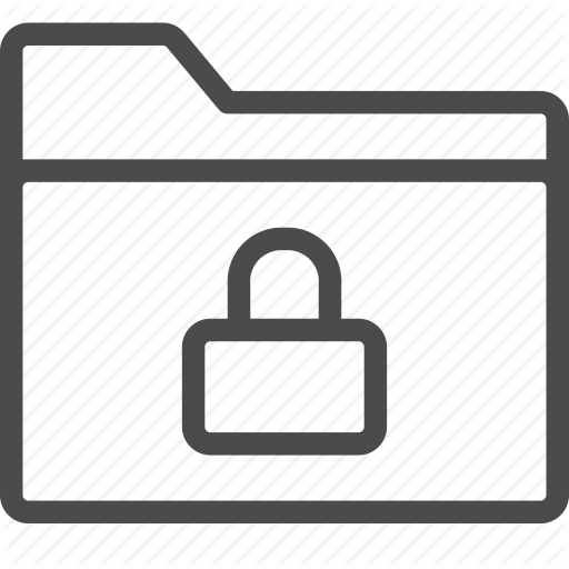 Folder, Lock, Protection, Secure, Security Icon