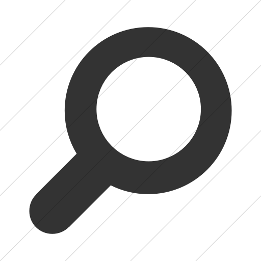 Simple Dark Gray Foundation Magnifying Glass Icon
