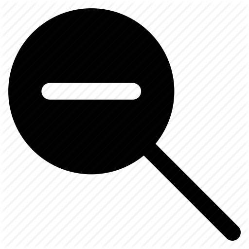 Decrease, Glass, Magnify, Minimize, Out, Reduce, Zoom Icon