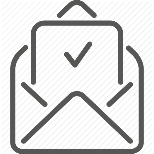 Checked, Document, E Mail, Email, Envelope, Letter, Mail Icon