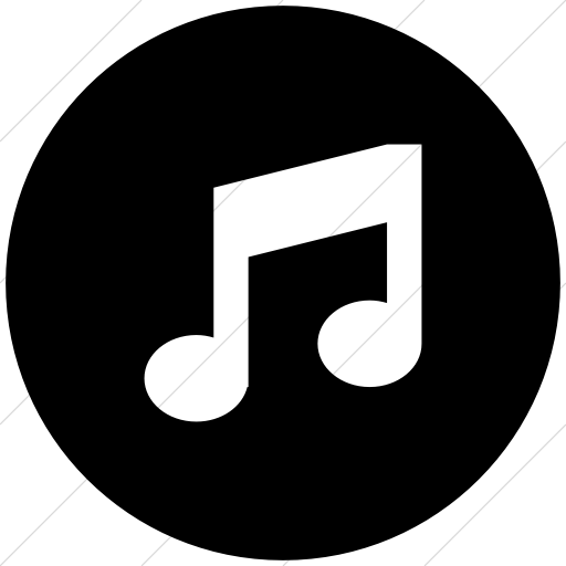 Flat Circle White On Black Broccolidry Music Icon