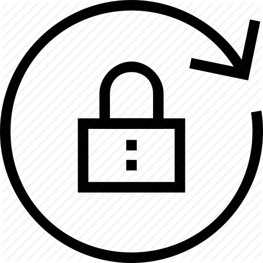 Arrow, Lock, Refresh Icon, Reload, Rewind, Secure Icon