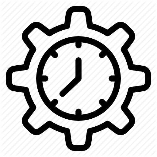 Settings Vector Clock Transparent Png Clipart Free Download