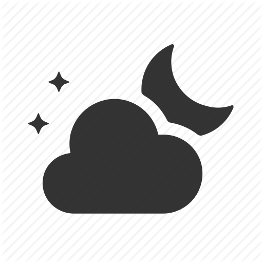 Apple, Cloud, Nebulosity, Night, Partly Cloudy Night, Sun, Weather