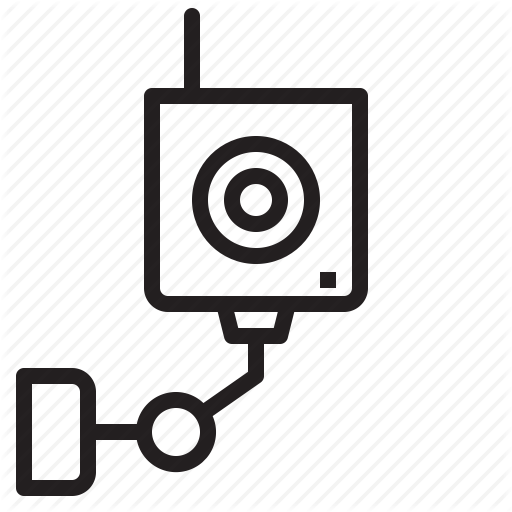 Camera, Ip, Outdoor, Surveillance Icon