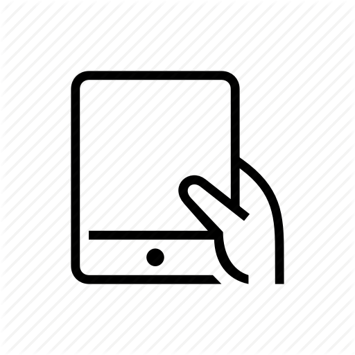 Hand, Handheld, Holding, Ipad, Office, Tablet Icon
