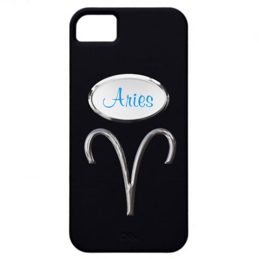 Aries Zodiac Star Sign Aquamarine Silver A Fantastic Phone Case
