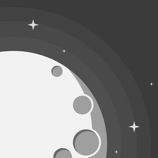 Moon Current Moon Phase App Icon Design For Design Inspiration
