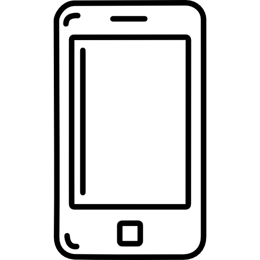 Mobile Phone Outline Icons Free Download