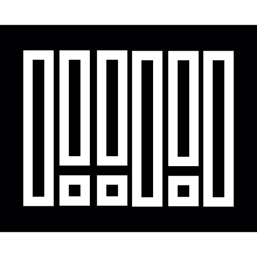 Black Bars Inside A Rectangle, Abacus Tool, Ios Interface Symbol
