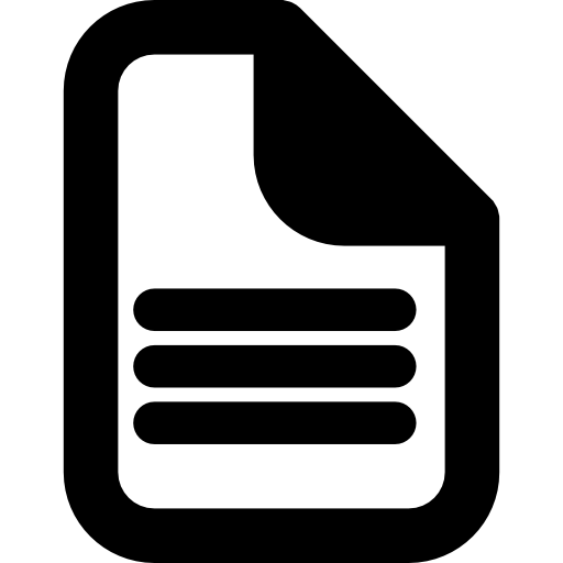 Document Page, Ios Interface Symbol Icons Free Download