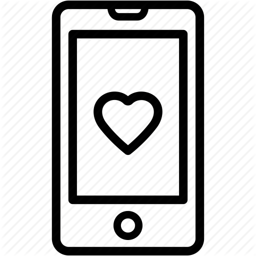 Device, Heart, Iphone, Love, Mobile, Smartphone, Technology Icon