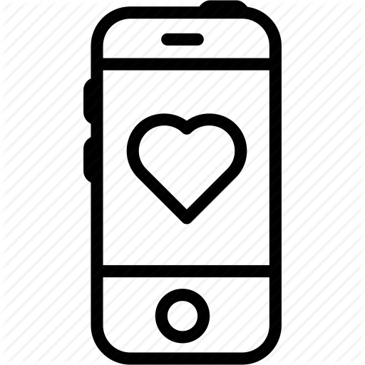 Call, Device, Heart, Iphone, Love, Mobile, Smartphone Icon