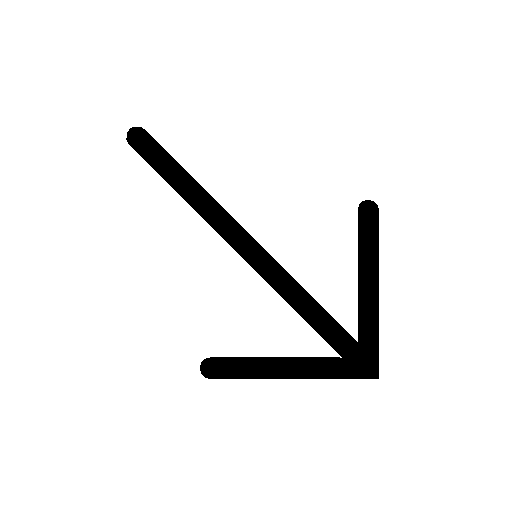 Arrows Down Right Icon Ios Iconset