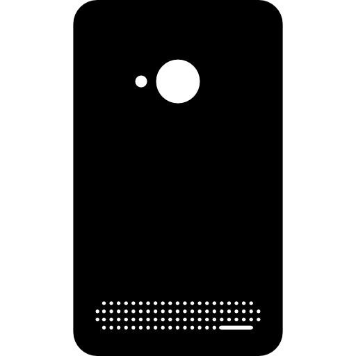 Phone Back With Photo Camera Icons Free Download