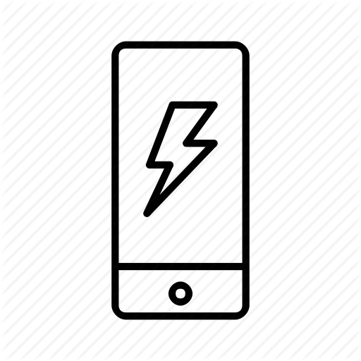 Charging, Device, Iphone, Lightning, Mobile, Screen, Smartphone Icon