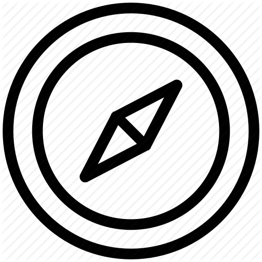 Cardinal Points, Compass, Directional Tool, Gps, Navigation Icon