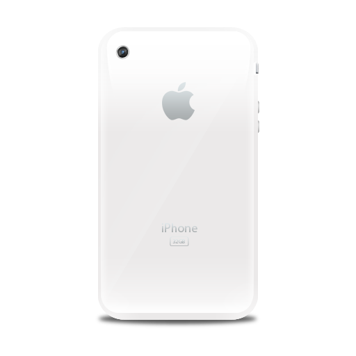 White Back Of Iphone Icons Free Icons Download