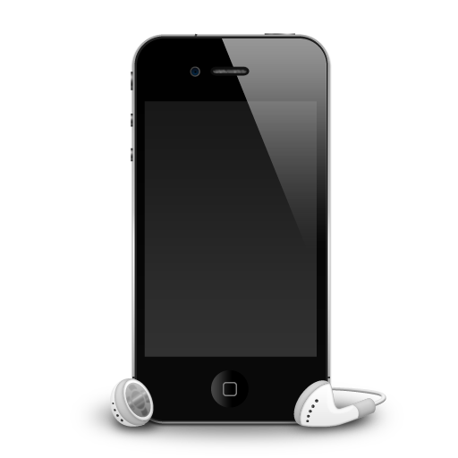 Headphones, Iphone, Shadow Icon