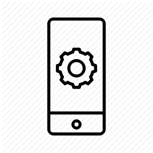 Device, Gear, Iphone, Mobile, Screen, Settings, Smartphone Icon