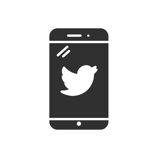 Phone, Twitter, Iphone, Bird Icon