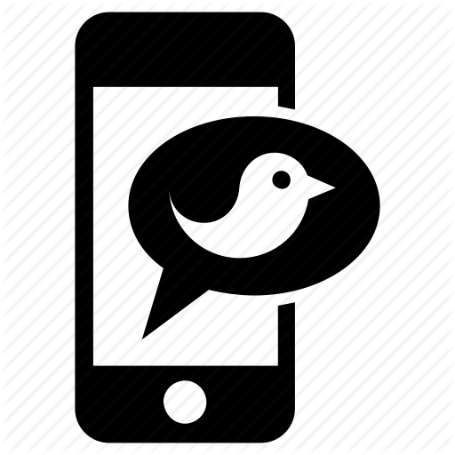 Bird, Bubble, Iphone, Phone, Smartphone, Speech, Twitter Icon