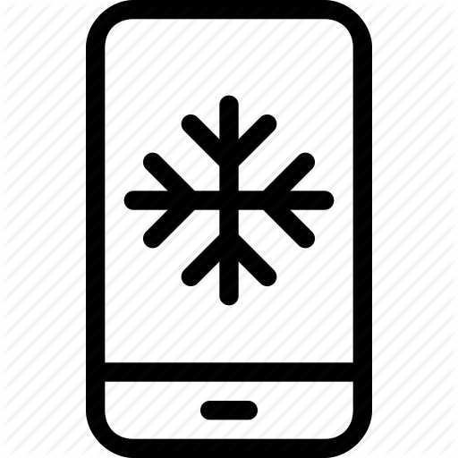 Android, App, Iphone, Phone, Smartphone, Snow, Weather Icon
