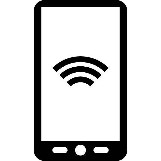 Tablet With Wifi Signal On Screen