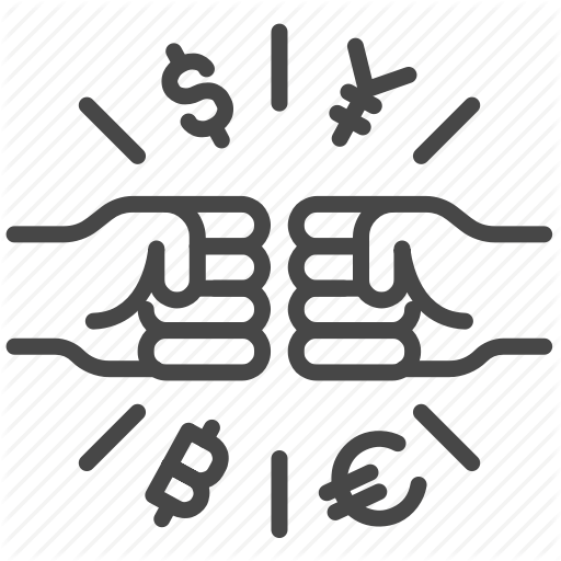 Crash, Currency, Economic, Fight, Fist, Tariff, Trade Wars Icon