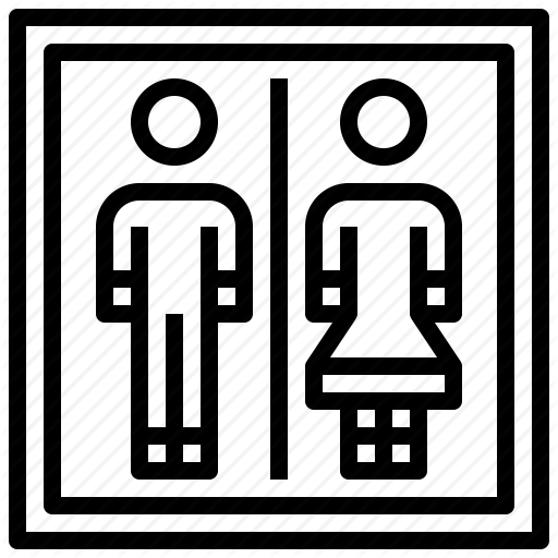 Bathroom, Female, Flags, Male, Man, Maps, Woman Icon