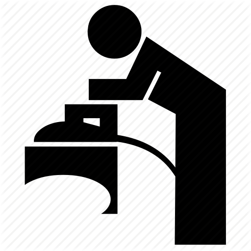 Clothes, Dry Cleaner, Duty, Employment, Iron, Man, Work Icon
