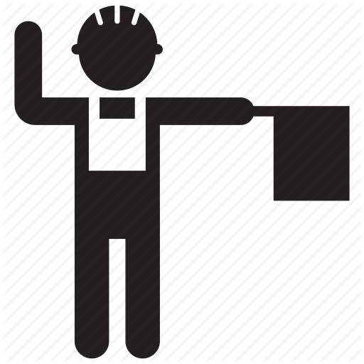 Construction, Flag, Mine, Mining, Warning, Worker Icon