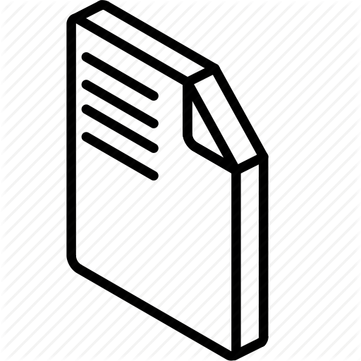 Essentials, File, Iso, Isometric Icon