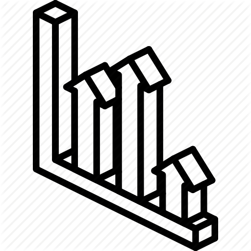 Arrow, Chart, Graph, Iso, Isometric Icon