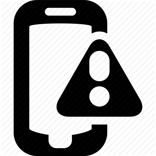 Alert, Call, Issue, Mobile, Phone, Problem Icon