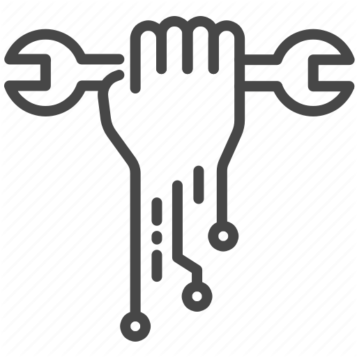 Digital, Hand, Helpdesk, It, Services, Support, Tech Support Icon