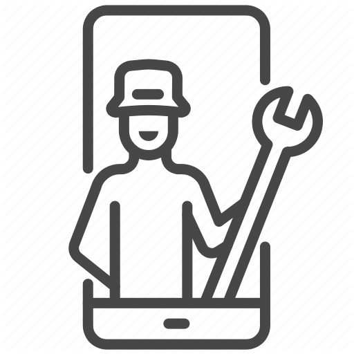 It, Mobile, Repair, Specialist, Support, Technical, Technician Icon