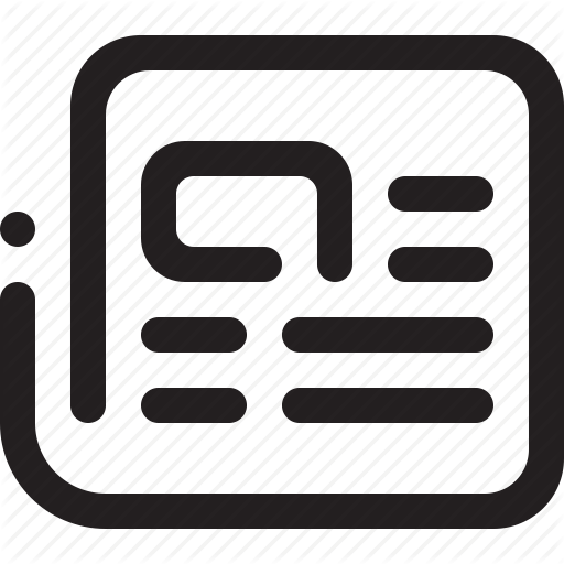 Article, Item, News, Newspaper, Script, Text, Writing Icon