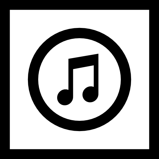 Social Media Itunes Black Icon