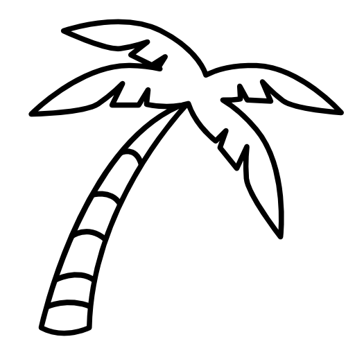 Palm Tree Free Vector Icons Designed