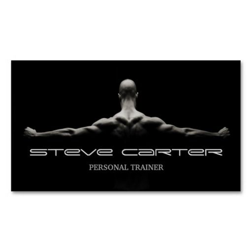 Professional Personal Trainer Bodybuilder Card
