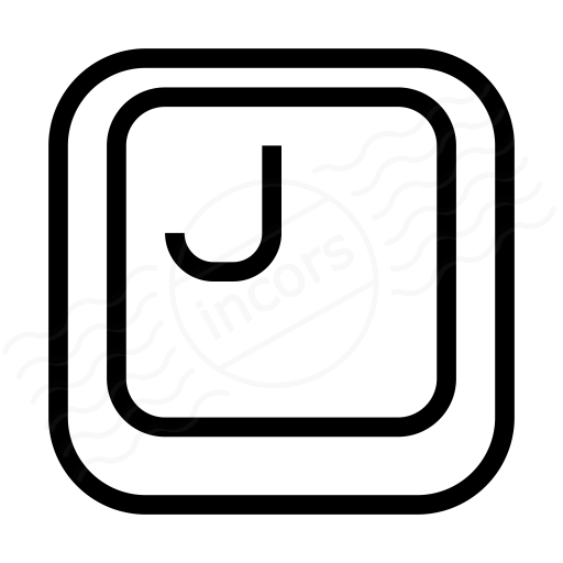 Iconexperience I Collection Keyboard Key J Icon