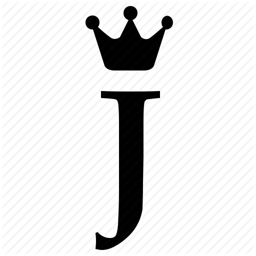Alphabet, Crown, English, J, Joker, Letter, Royal Icon