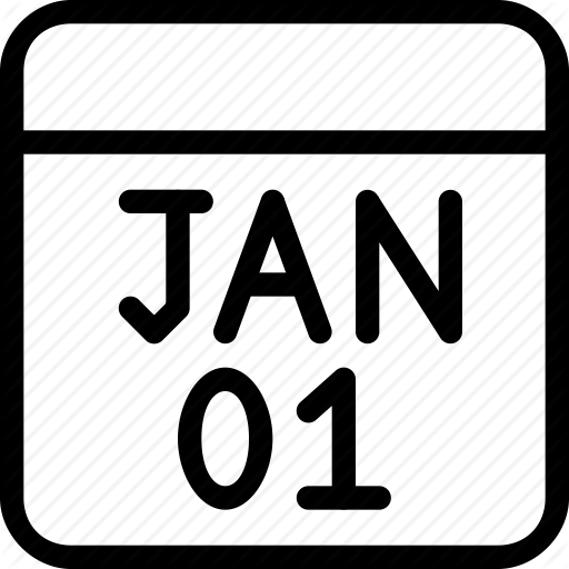 Calendar, Date, Day, Event, January, Month, New Year Icon